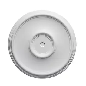 Rosace polystyrène Elsa ø35 cm blanc