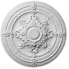 Rosace polystyrène Elena ø66 cm blanc