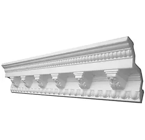 Moulure polystyrène Gloria 1 x 2 m blanc