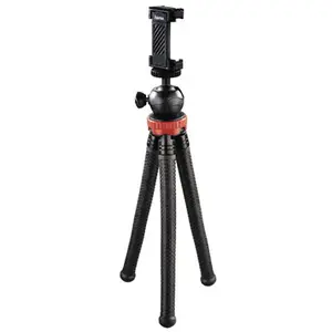 Hama 'FlexPro' trépied Smartphone/action caméra 3 pieds Noir, Rouge