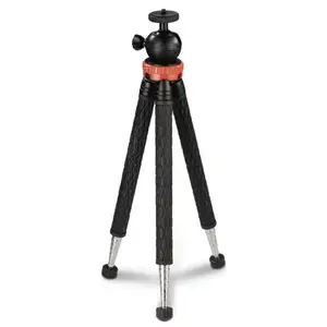 Hama Traveller Pro trépied Smartphone/action caméra 3 pieds Noir, Rouge
