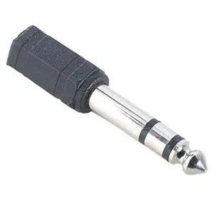 Hama Audio Adapter 3,5 mm Female Jack Stereo - 6,3 mm Male Plug Stereo 3.5 mm F 6.3 mm M Noir