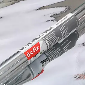 Adhésif décoratif d-c-fix® métal brillant argent 1.5m x 0.45m