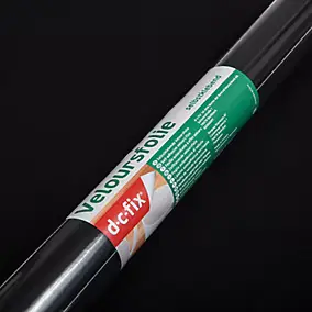 Adhésif décoratif d-c-fix® velours noir 1m x 0.45m