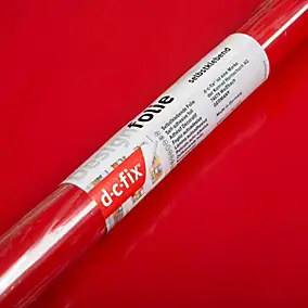 Adhésif décoratif d-c-fix® Uni brillant rouge 2m x 0.45m