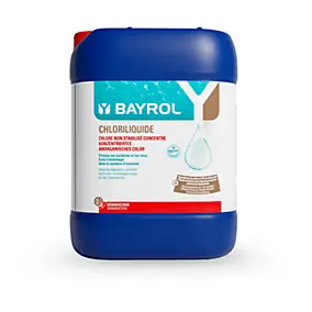 Chloriliquide à base de chlore non-stabilisé pour piscine 20l Bayrol