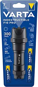 Lampe torche indestructible Varta F10 Pro 300 lumens