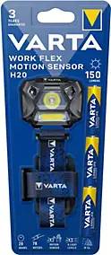 Lampe frontale indestructible Varta FM sens 150 lumens