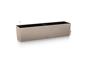 Jardinière Lechuza Color brun sable 80 x 19 x h.19 cm