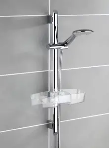 Serviteur pour barre de douche - L.36 x H.7,5 x P.12 cm