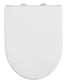 Abattant WC déclipsable blanc avec frein de chute Sindia