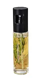 Vaporisateur d'huile et de vinaigre Nevo noir et transparent