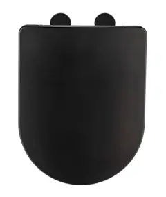 Abattant WC noir mat Thermodur Galati Wenko