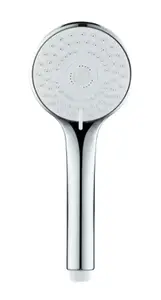 Pommeau de douche 5 fonctions avec flexible inox 150 cm diamètre 9,5 cm