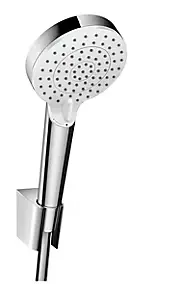 Ensemble douchette 2 jets et flexible chromé Hansgrohe Crometta