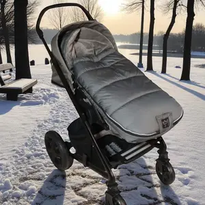 Chancelière thermique AKIKO anthracite pour poussette