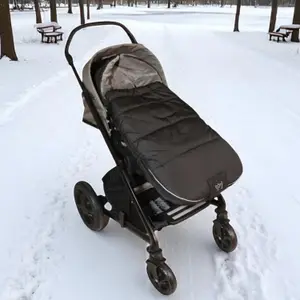 Chancelière thermique AKIKO noir et gris pour poussette
