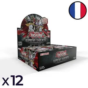 Lot de 12 Boites de 24 Boosters Ténèbres Suprêmes - Yu-Gi-Oh! FR