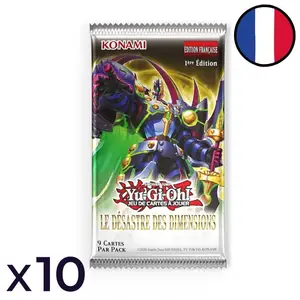 Lot de 10 Boosters Le Désastre des Dimensions - Yu-Gi-Oh! FR