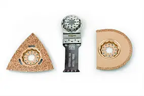 Lame pour outil multifonction Fein Starlock sol / salle de bain, 3 pièces