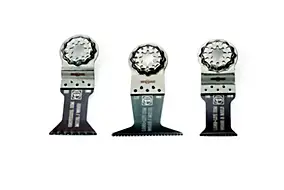 Lame de scie plongeante pour multifonction multi Fein E-cut Starlock bois et métal, 3 pièces