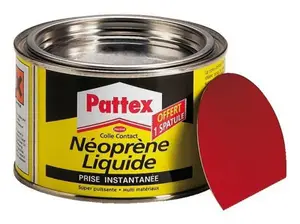 Colle contact type néoprène, formule liquide tous matériaux, boite 300 g