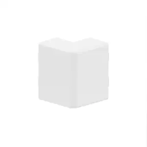 Lot de 4 angles extérieurs blancs pour moulure - 10x30 mm
