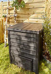 Composteur Garantia Thermo-Wood brun 600L