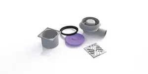 Bonde horizontale pour receveur à carreler
