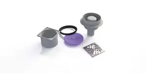 Bonde verticale pour receveur à carreler