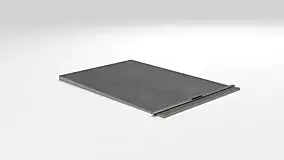 Receveur de douche à carreler 90 x 140 cm, caniveau gunmetal, Jackon