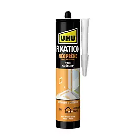 Colle de fixation néoprène UHU beige cartouche 350g