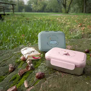 Lunch box en inox Adventure Bus