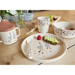 Bol Tiny Farmer mouton et oie naturel