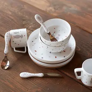 Set de 3 couverts Tiny Farmer mouton et oie