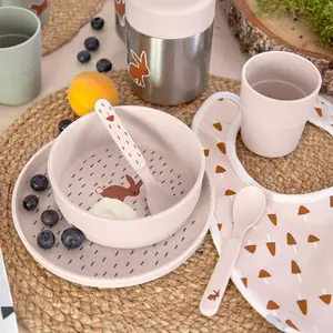 Coffret repas Little Forest Lapin (4 pièces)