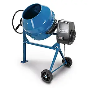 Bétonnière électrique 180 L Scheppach MIX180 bleu