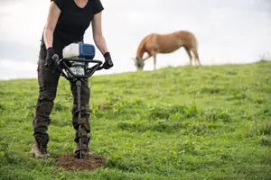 Tariere thermique 52 cm3 avec 3 mèches