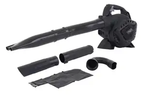 Aspirateur souffleur broyeur thermique 26 cm³ noir