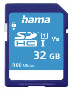 Hama 00124135 mémoire flash 32 Go SDHC UHS-I Classe 10