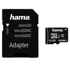 Hama microSDHC 32GB 32 Go UHS-I Classe 10