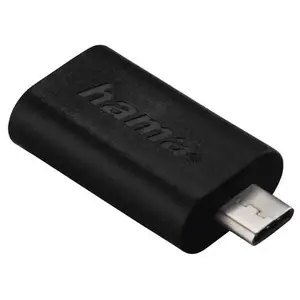 Hama 00135721 changeur de genre de câble USB-C USB 3.1 A Noir