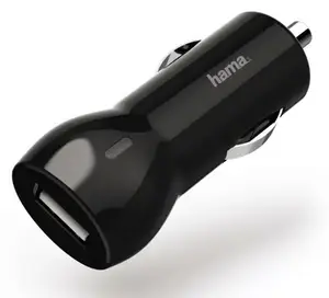 Hama 00183259 chargeur d'appareils mobiles Téléphone portable, Smartphone, Tablette Noir Allume-cigare Charge rapide Auto