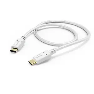 Câble de charge/données, USB Type-C - USB Type-C, 1 m, blanc