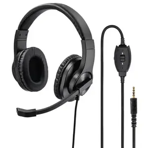 Hama HS-P350 Casque Avec fil Arceau Jouer Noir
