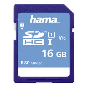 Hama 00181094 mémoire flash 16 Go SDHC UHS-I Classe 10