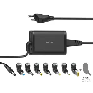 Hama 200002 Ordinateur portable Noir Secteur Intérieure