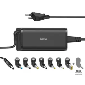 Hama 00200003 chargeur d'appareils mobiles Ordinateur portable Noir Secteur Intérieure