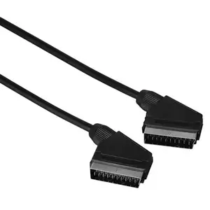 Cordon de connexion péritel, fiche mâle - fiche mâle, 1,5 m, noir