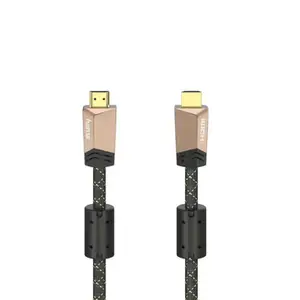 Hama 00205025 câble HDMI 1,5 m HDMI Type A (Standard) Bronze